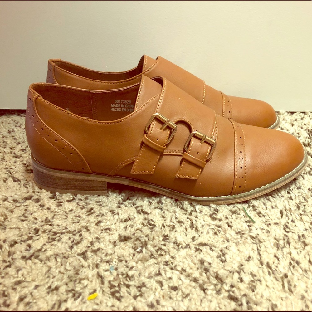 Forever 21 Brown Shoes with Buckles